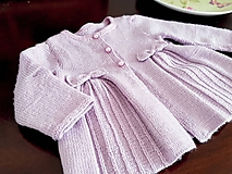 Detské oblečenie - Pletený svetrík pre bábätko - 9855324_