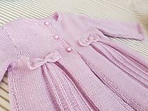 Detské oblečenie - Pletený svetrík pre bábätko - 9855412_