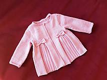Detské oblečenie - Pletený svetrík pre bábätko - 9855415_