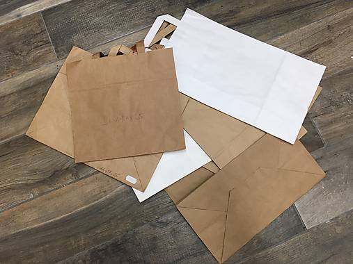 Obalový materiál - Taška papierová 10ks 32x17x25 - 9857869_