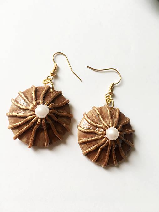 Náušnice - s perličkou - 9862885_