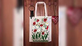 Nákupné tašky - ♥ Plátená, ručne maľovaná taška ♥ (S5) - 9861605_