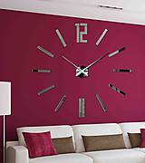 Hodiny - Moderné nástenné hodiny do obývačky 0031X ZRKADLO - 9860789_