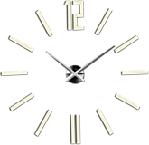 Hodiny - Moderné nástenné hodiny do obývačky 0031X ZRKADLO (800 x 800 mm - Červená) - 9860798_