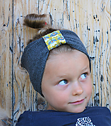Detské čiapky - ČELENKA - uchokrytka (3-5 rokov (Hanka na foto má 4,5 roka), obvod hlávky cca. 50 cm) - 9861330_