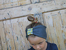 Detské čiapky - ČELENKA - uchokrytka (3-5 rokov (Hanka na foto má 4,5 roka), obvod hlávky cca. 50 cm) - 9861331_