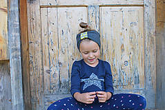 Detské čiapky - ČELENKA - uchokrytka (3-5 rokov (Hanka na foto má 4,5 roka), obvod hlávky cca. 50 cm) - 9861339_