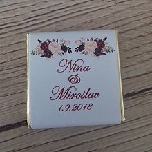 Darčeky pre svadobčanov - Svadobná čokoládka 7 - 9865031_