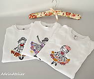 Detské oblečenie - tričko-kvetinková víla-fialová zľava na 9,90€ - 9866943_