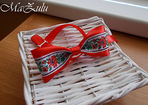 Pánske doplnky - Folklórny motýlik / FOLK / - 9869521_