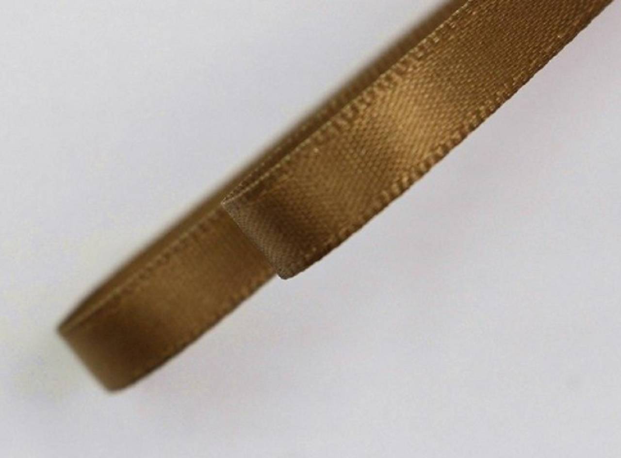 SS109 Saténové stuhy 20mm / cena za meter (Hnedá)