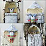 Detský textil - RUNO SHOP fusak pre deti do kočíka 100% ovčie runo MERINO TOP super wash ELEGANT grey - 9876657_