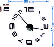 Hodiny - 2D nástenné hodiny-LAZARE s08s (Fialová) - 9875152_