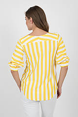Topy, tričká, tielka - MIESTNE TRIČKO PRUHOVANÉ (ŽLTÉ) (L) - 9876897_
