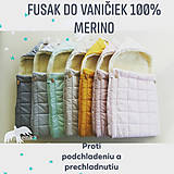 Detský textil - RUNO SHOP fusak pre deti do kočíka 100% ovčie runo MERINO TOP super wash ELEGANT Rainbow - 9879472_