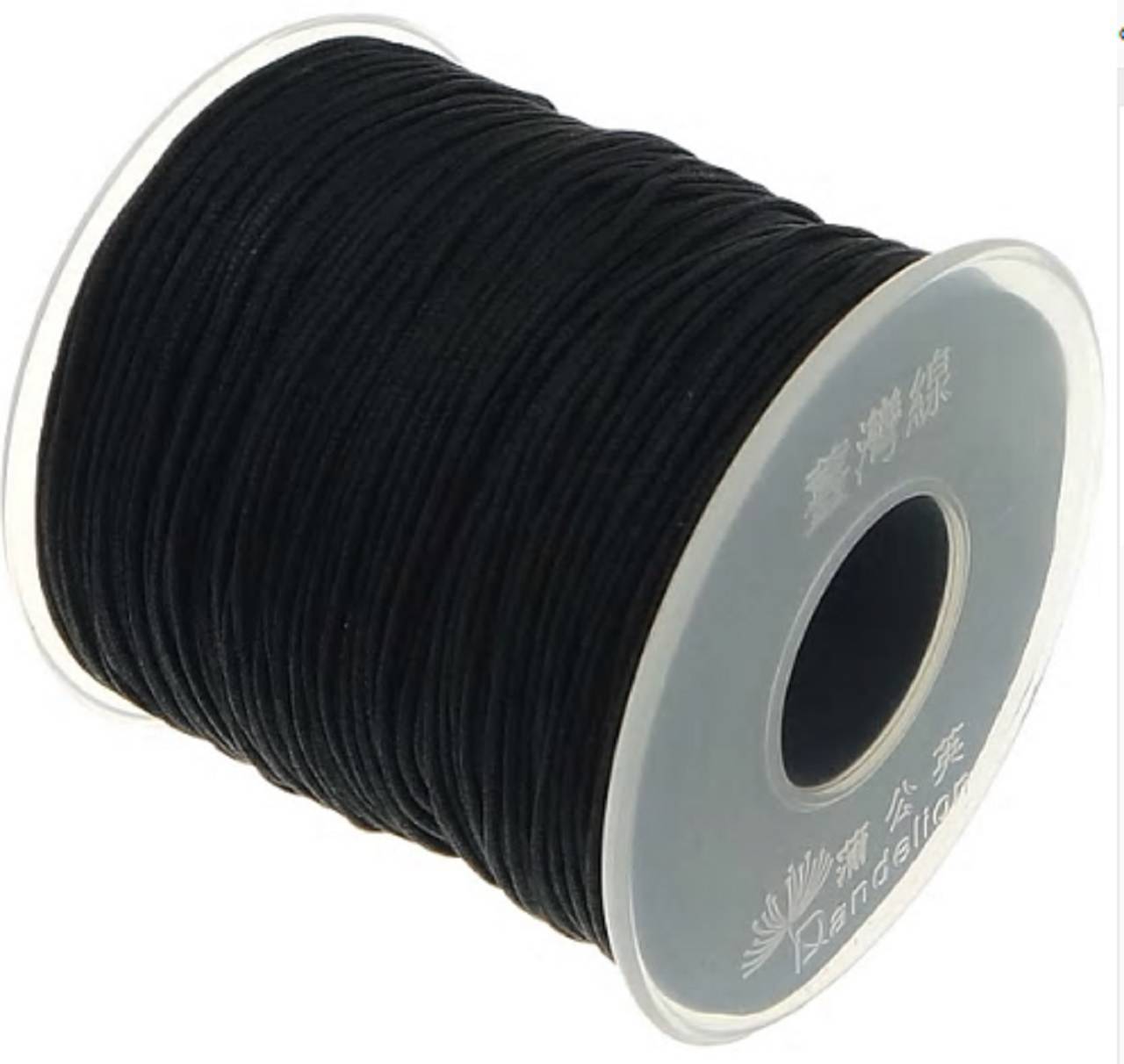 SN101 Lesklá šnúrka 0,9 mm / cena za 1 m (Čierna)