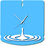 Hodiny - Moderné nástenné hodiny-Slza X0046 (Béžová) - 9878635_