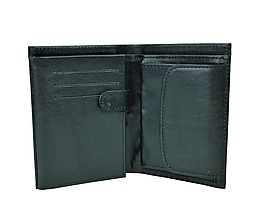 Pánske tašky - Pánska kožená peňaženka v čiernej farbe - 9880827_