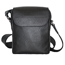 Pánske tašky - Elegantná kožená etuja z hovädzej kože, čierna farba - 9882923_