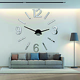 Hodiny - Veľké nástenné hodiny farebné X0067 (Červená) - 9881010_