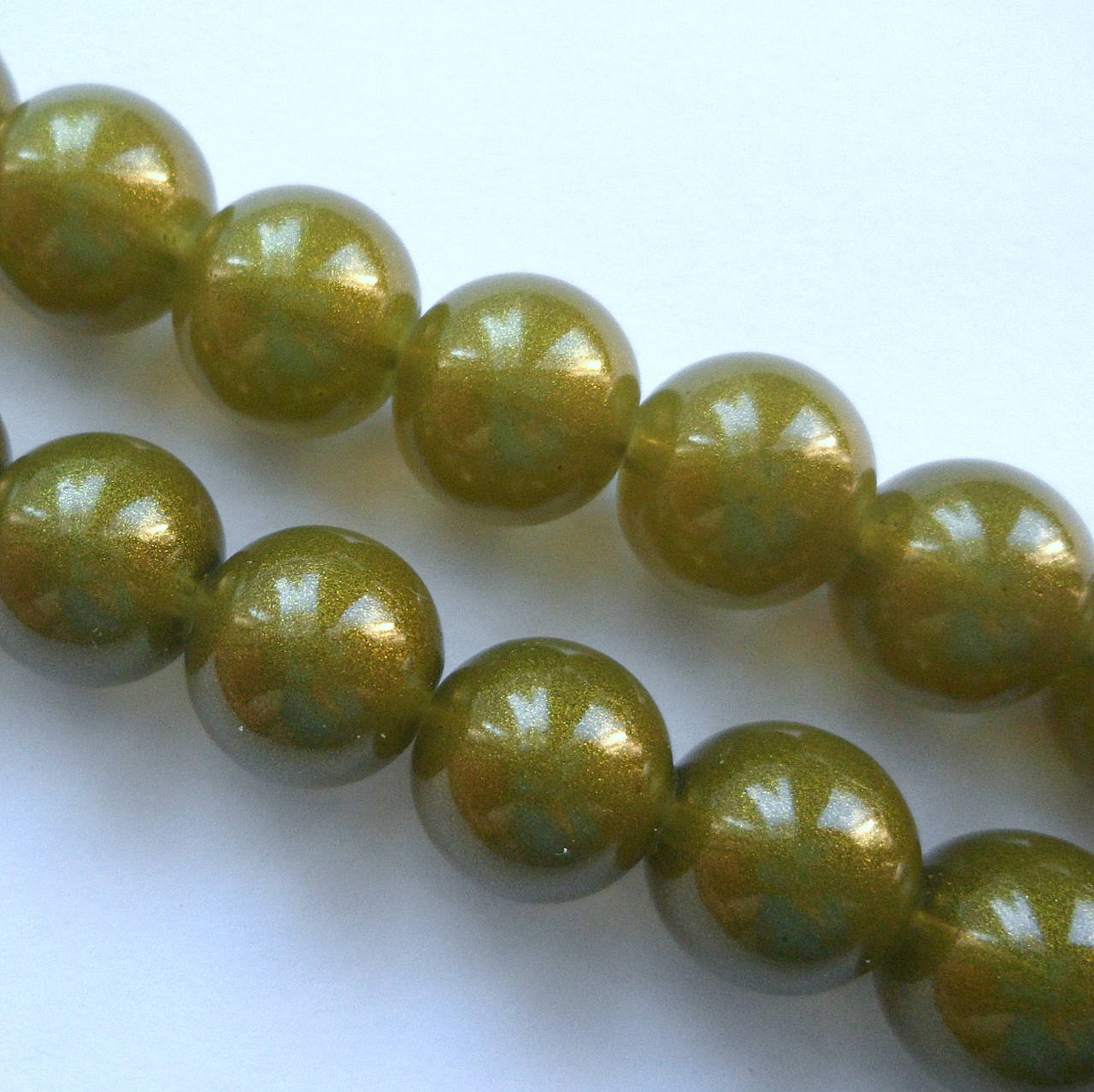 Gold Powder Classic 12mm-1ks (olivová)