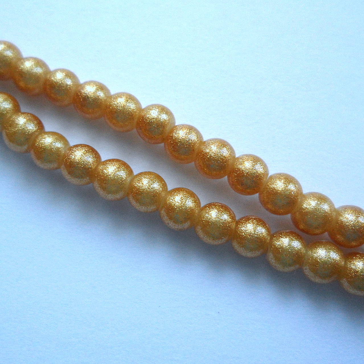 Gold Powder Metallic 4mm-30ks (zlatá tmavá)