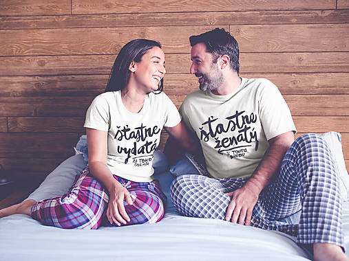 Topy, tričká, tielka - Štastné manželstvo - 9894160_