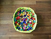 Detský textil - Vak na LEGO®kocky a hračky Zvieratká veľký - 9893055_
