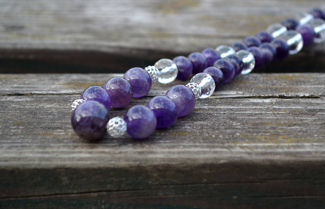 Ametyst náhrdelník