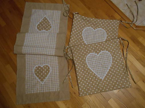 Úžitkový textil - Štóla a podsedáky na želanie - 9895730_