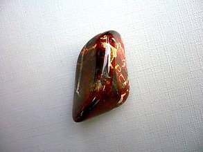 Minerály - Troml. - jaspis brekcie 29 mm, č.16 - 9896452_
