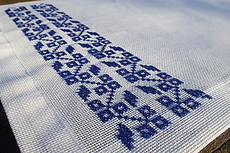 Úžitkový textil - Obrus Modrý Sen - 9901367_