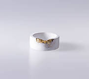 Prstene - betónový prsteň "shine" - 9902792_