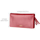 Peňaženky - Dámska kožená peňaženka veľká MARIMA  (Biela) - 9903518_