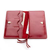 Peňaženky - Dámska kožená peňaženka veľká MARIMA  (Čierna) - 9903520_