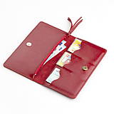 Peňaženky - Dámska kožená peňaženka veľká MARIMA  (Čierna) - 9903524_