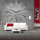 Hodiny - Moderné nástenné hodiny paličky 2D plexi  X0038  (Biela) - 9903044_
