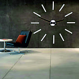 Hodiny - Moderné nástenné hodiny paličky 2D plexi  X0038  (Biela) - 9903046_