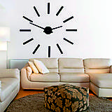 Hodiny - Moderné nástenné hodiny paličky 2D plexi  X0038  (Biela) - 9903049_