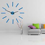 Hodiny - Moderné nástenné hodiny paličky 2D plexi  X0038  (Biela) - 9903058_