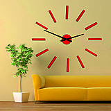 Hodiny - Moderné nástenné hodiny paličky 2D plexi  X0038  (Biela) - 9903061_