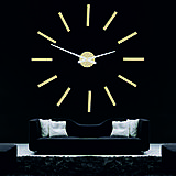 Hodiny - Moderné nástenné hodiny paličky 2D plexi  X0038  (Biela) - 9903066_