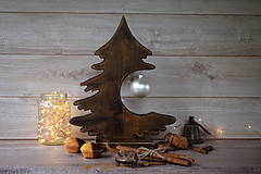 Dekorácie - Drevený vianočný stromček - 9908569_