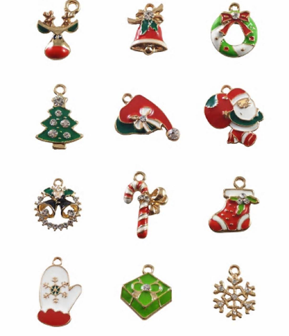 PR104 Vianočné prívesky 2,4 x 1,8 cm
