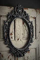 Zrkadlá - Barokové zrkadlo (Čierna) - 9909301_