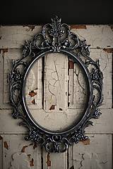 Zrkadlá - Barokové zrkadlo (Čierna) - 9909302_