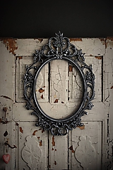 Zrkadlá - Barokové zrkadlo (Čierna) - 9909303_