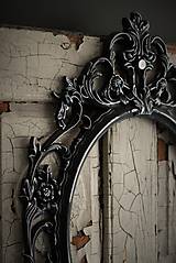 Zrkadlá - Barokové zrkadlo (Čierna) - 9909309_