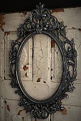 Zrkadlá - Barokové zrkadlo (Čierna) - 9909311_