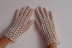 Rukavice - Háčkované rukavičky - 9910811_
